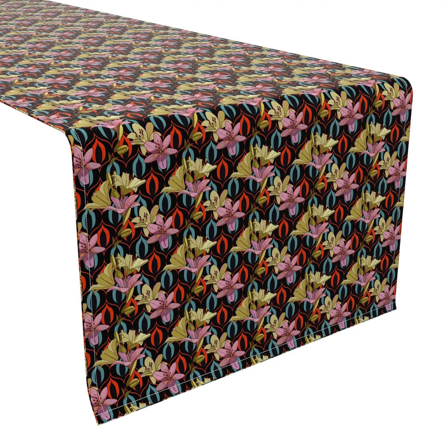 

Настольная дорожка, 100 % хлопок, 16x108 дюймов, цветочный 86
