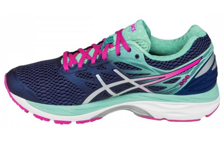 

Кроссовки для бега Gel-Cumulus 18 женские с низким верхом, синие/зеленые Asics
