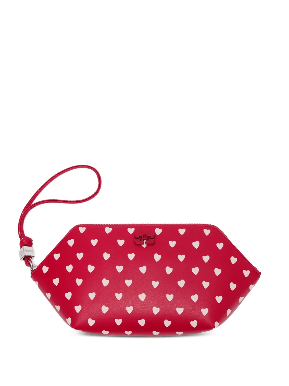 

Кошелек с принтом Ganni, черный