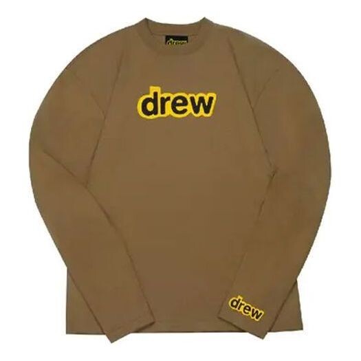 

Футболка secret long sleeve t-shirt 'brown' Drew House, коричневый