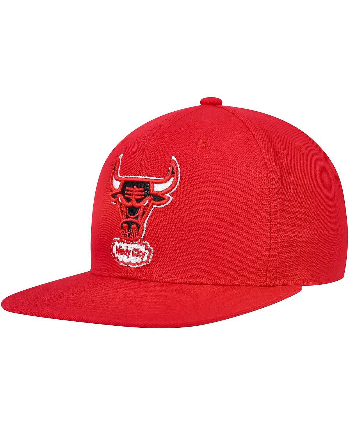 

Мужская приталенная кепка Red Chicago Bulls Hardwood Classics MVP Team Ground 2.0 Mitchell & Ness