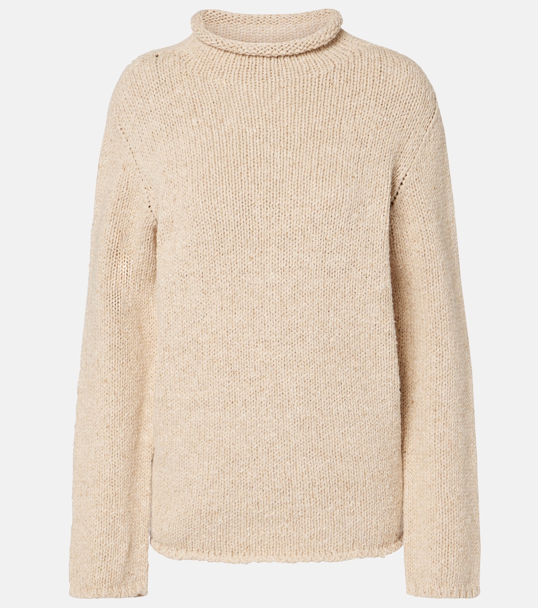 

Джемпер Jyoko из хлопка The Row, Light Beige Melange