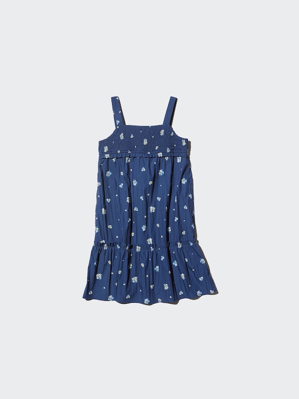 Платье-комбинация с цветочным принтом Uniqlo, 68 blue — фото 3