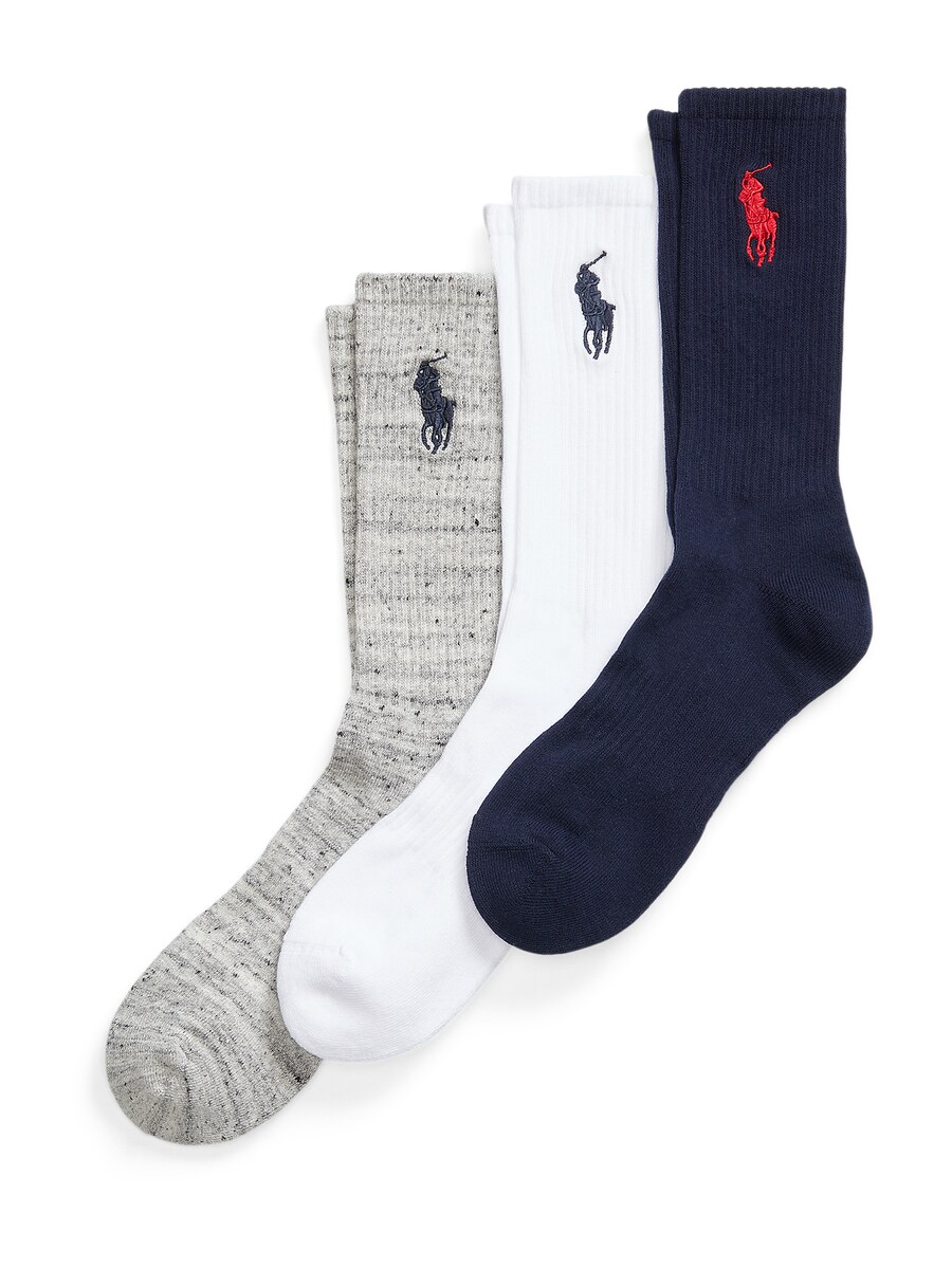 

Носки Polo Ralph Lauren, Navy/Mottled Grey/White