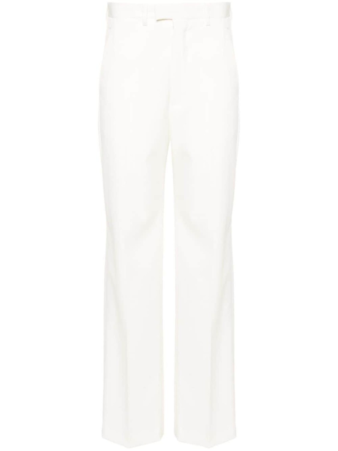 

MM6 Maison Margiela брюки строгого кроя с завышенной талией, нейтральный цвет