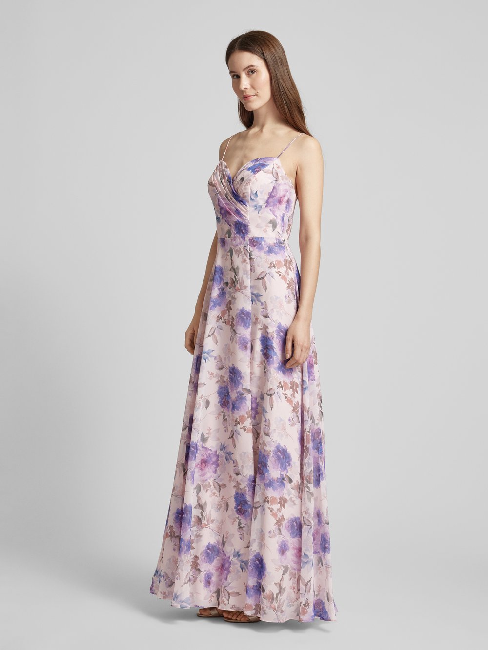 

Вечернее платье с цветочным узором Laona, фиолетовый