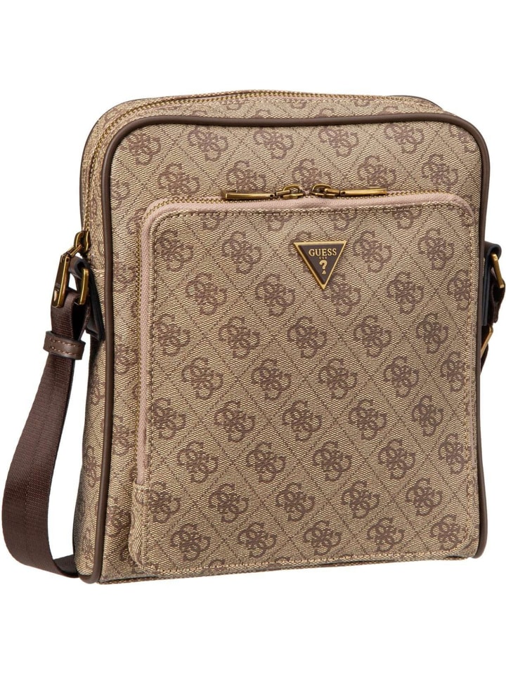 

Наплечная сумка Guess, цвет beige/brown