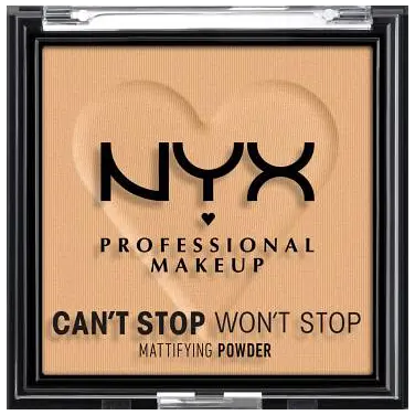 

Матирующая пудра для лица 05 золотой Nyx Professional Makeup Can'T Stop Won'T Stop, 6 гр