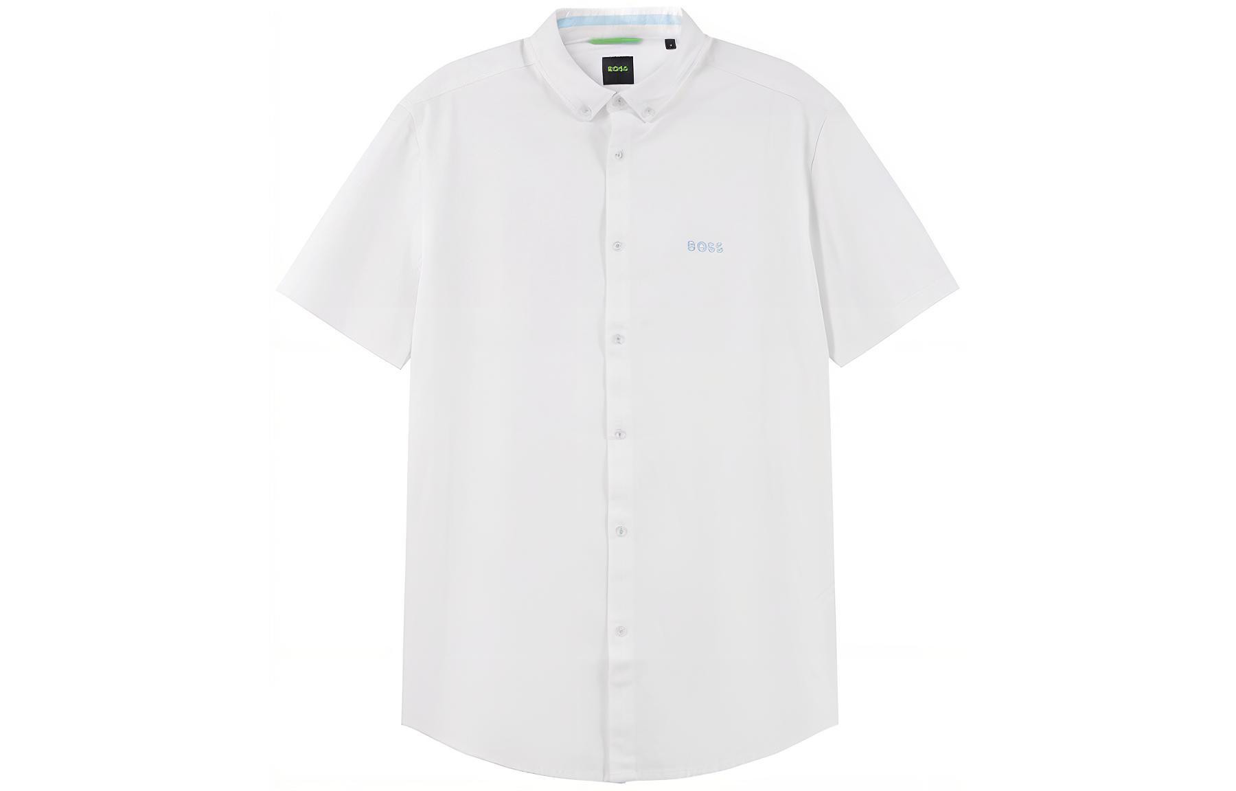 

Футболка с коротким рукавом мужская белая HUGO BOSS