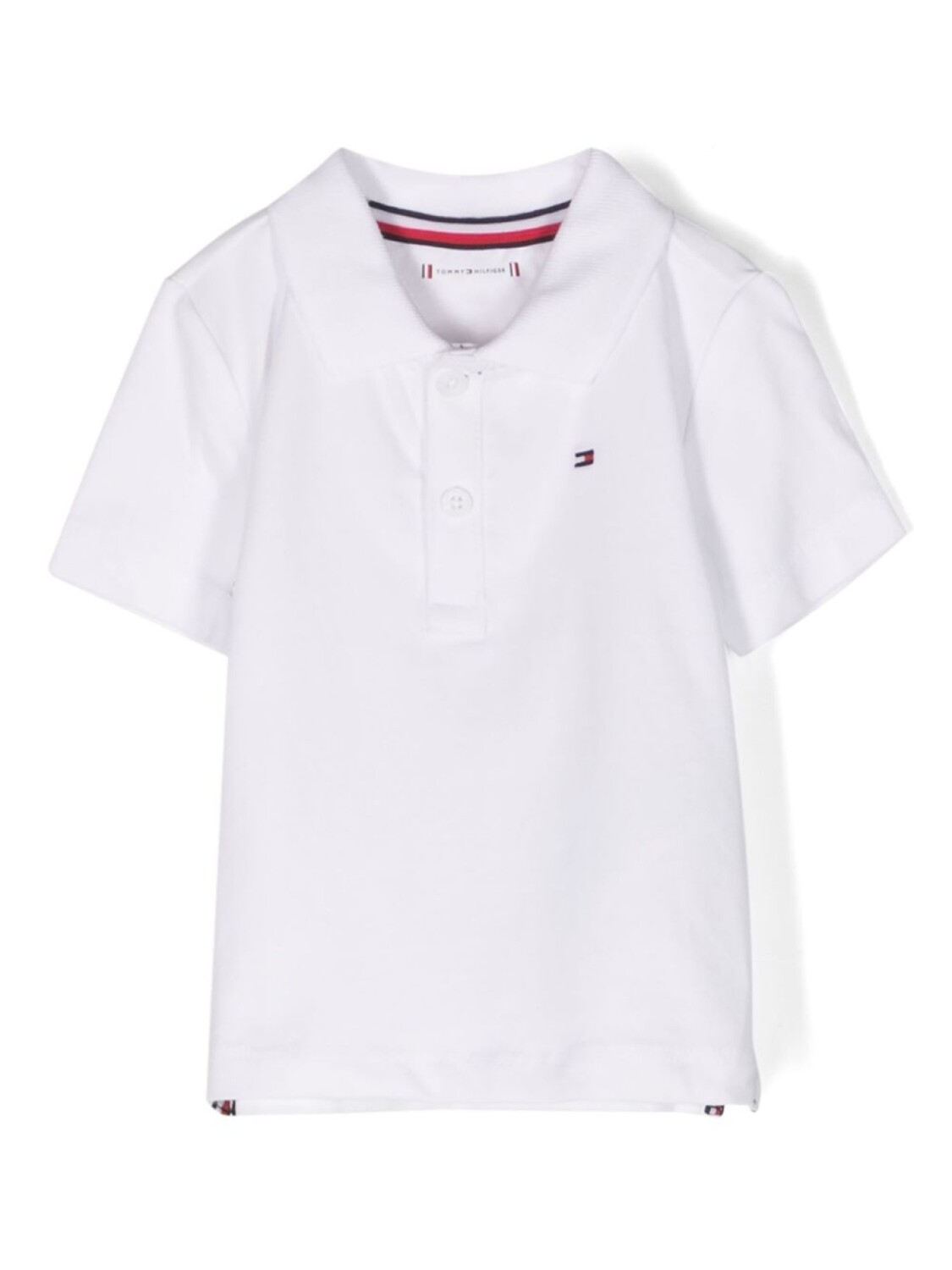 

Рубашка поло с вышитым логотипом Tommy Hilfiger Junior, белый