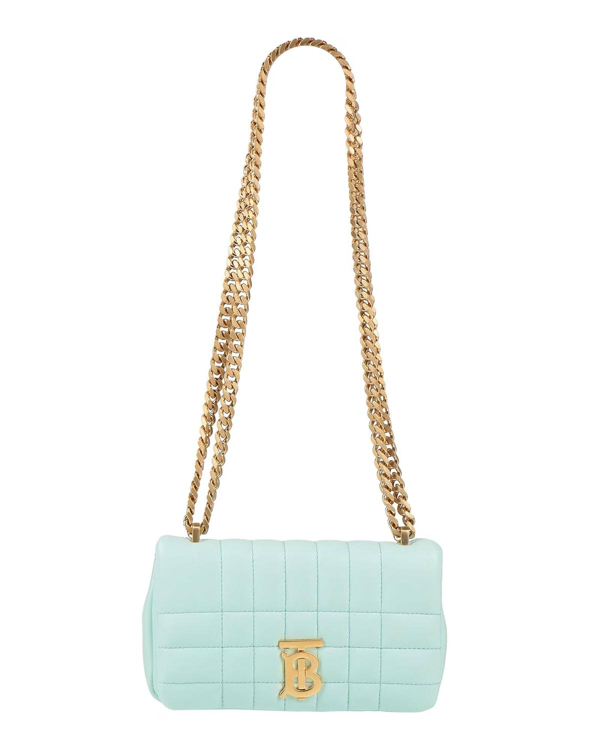 

Сумка через плечо Burberry, небесно-голубой