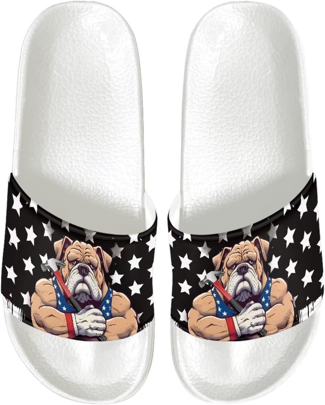 

Мужские модные уличные тапочки Vuriqeby, легкие, быстросохнущие, дышащие, для вечеринок, размеры 5-14, белая подошва