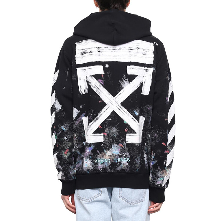 Толстовка мужская Off-White Galaxy Brushed, черный — фото 4