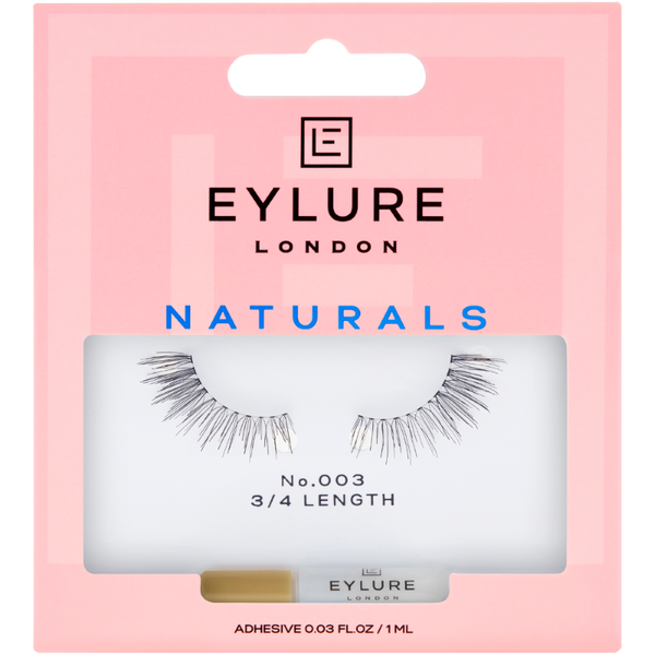 

Накладные ресницы с клеем 003, 2 шт./1 уп. Eylure Naturals
