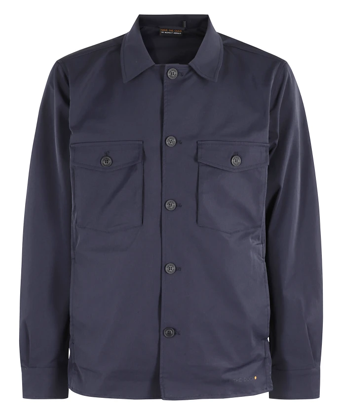 

Синяя легкая габардиновая куртка Save The Duck, синий