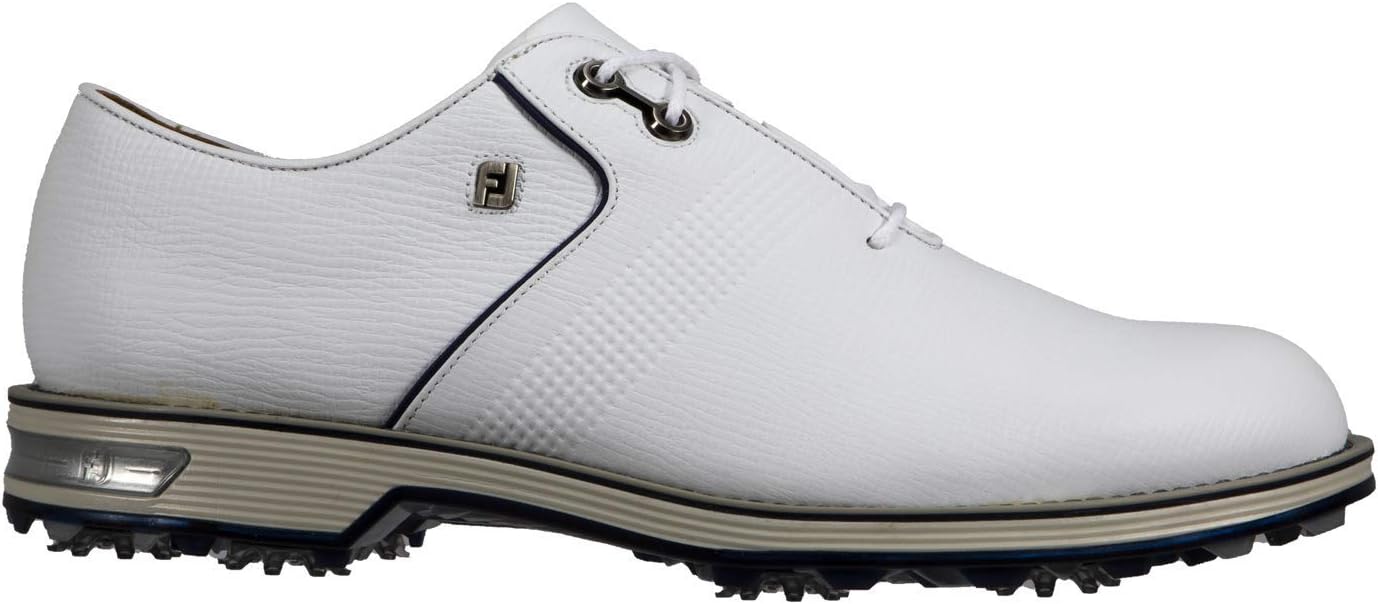 Мужские гольф-ботинки FootJoy серии Premiere Packard прошлого сезона, бело-черные, размер 10,5, белый — фото 2