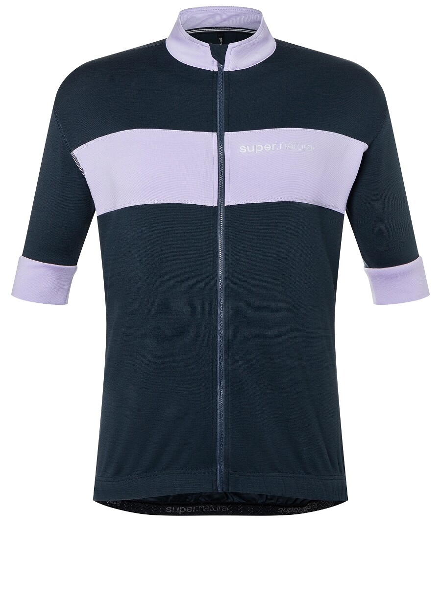 

Рубашка super.natural Merino Fahrradtrikot, синий