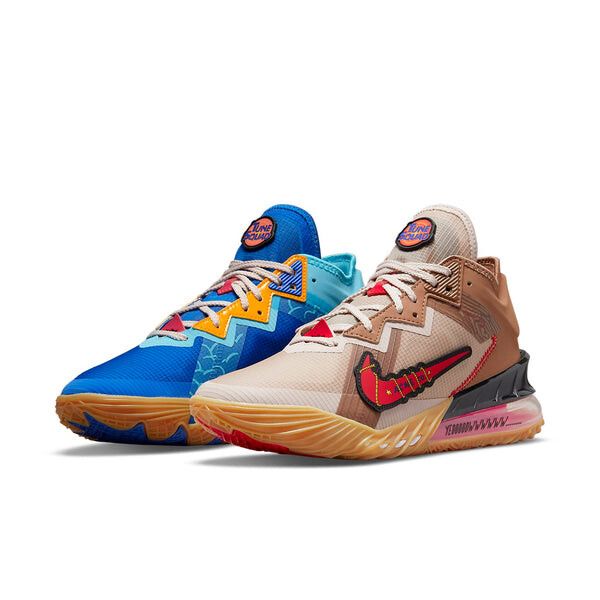 Кроссовки xbox x space jam x lebron 18 низкие Nike, синий — фото 3