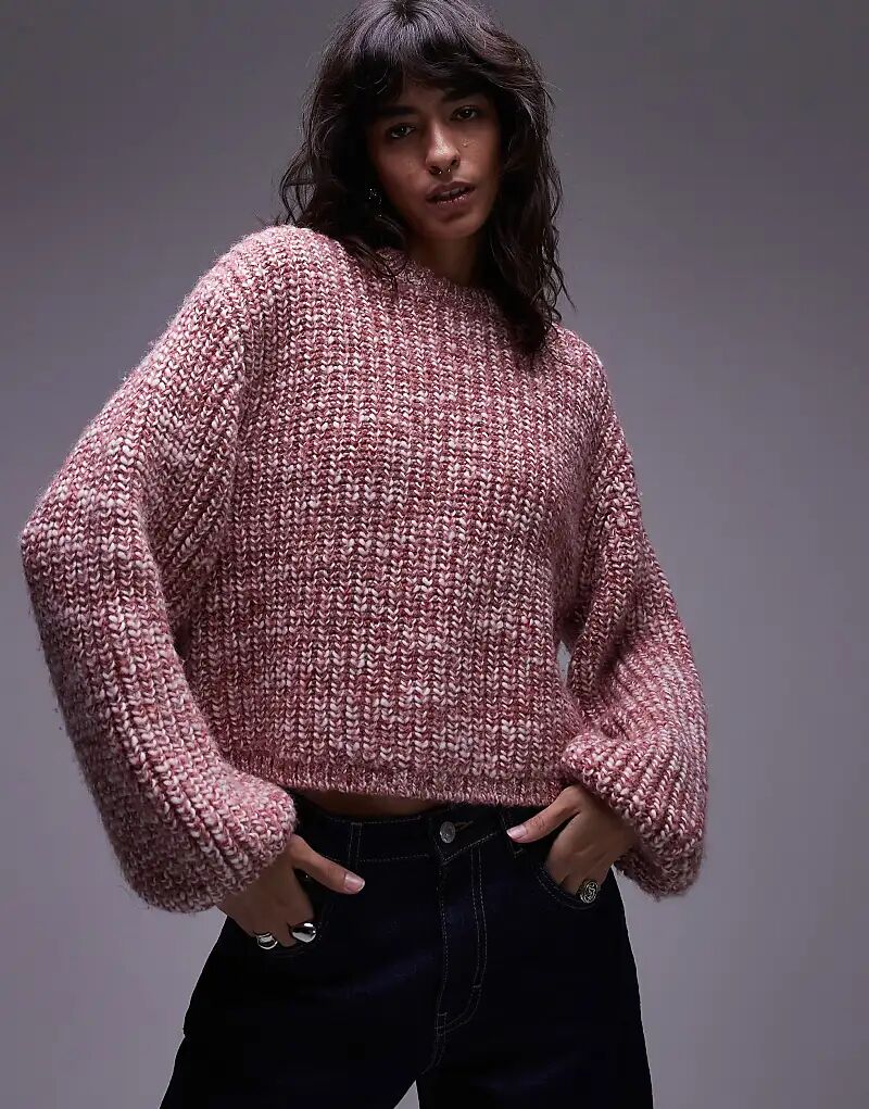 

& Other Stories Джемпер толстой вязки из альпаки и шерсти в цвете «соль с перцем»