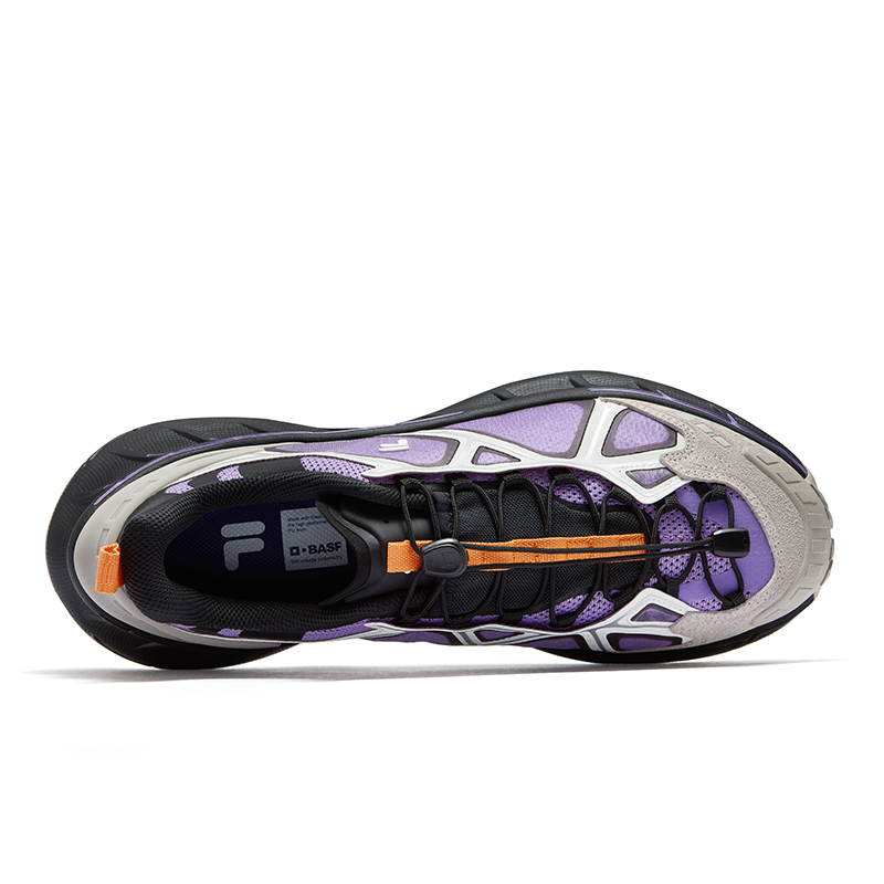 FILA FUSION Glacier повседневные кроссовки мужские elf фиолетовый черный — фото 4