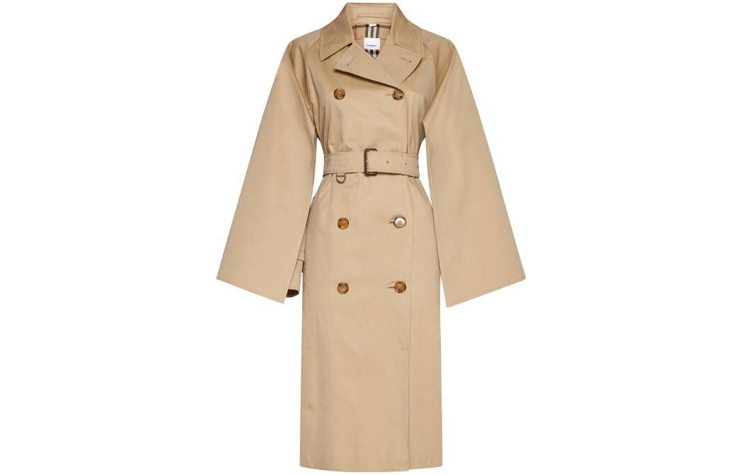 

Пальто женское Burberry на пуговицах, медовый