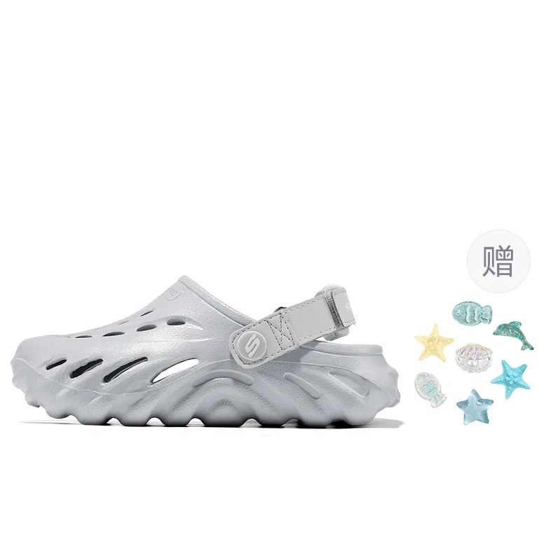 Сандалии детские дышащие Skechers Kids Foamies серые