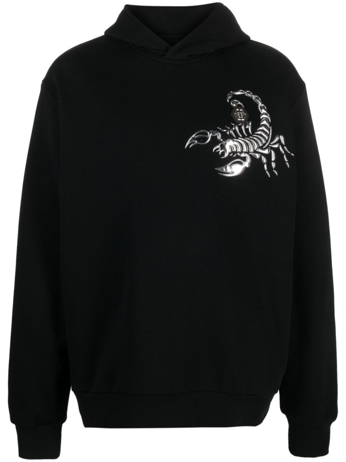 

Philipp Plein худи Scorpion с аппликацией, черный