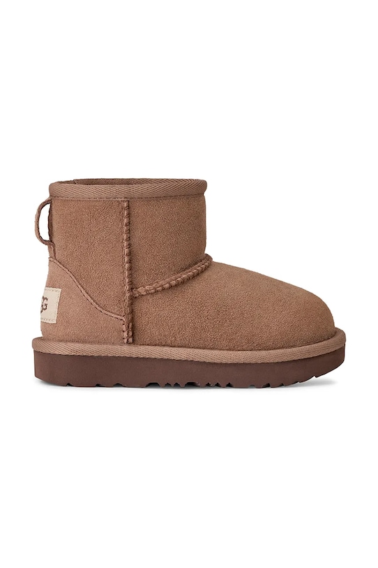 

Детские замшевые зимние ботинки CLASSIC MINI II Ugg, коричневый