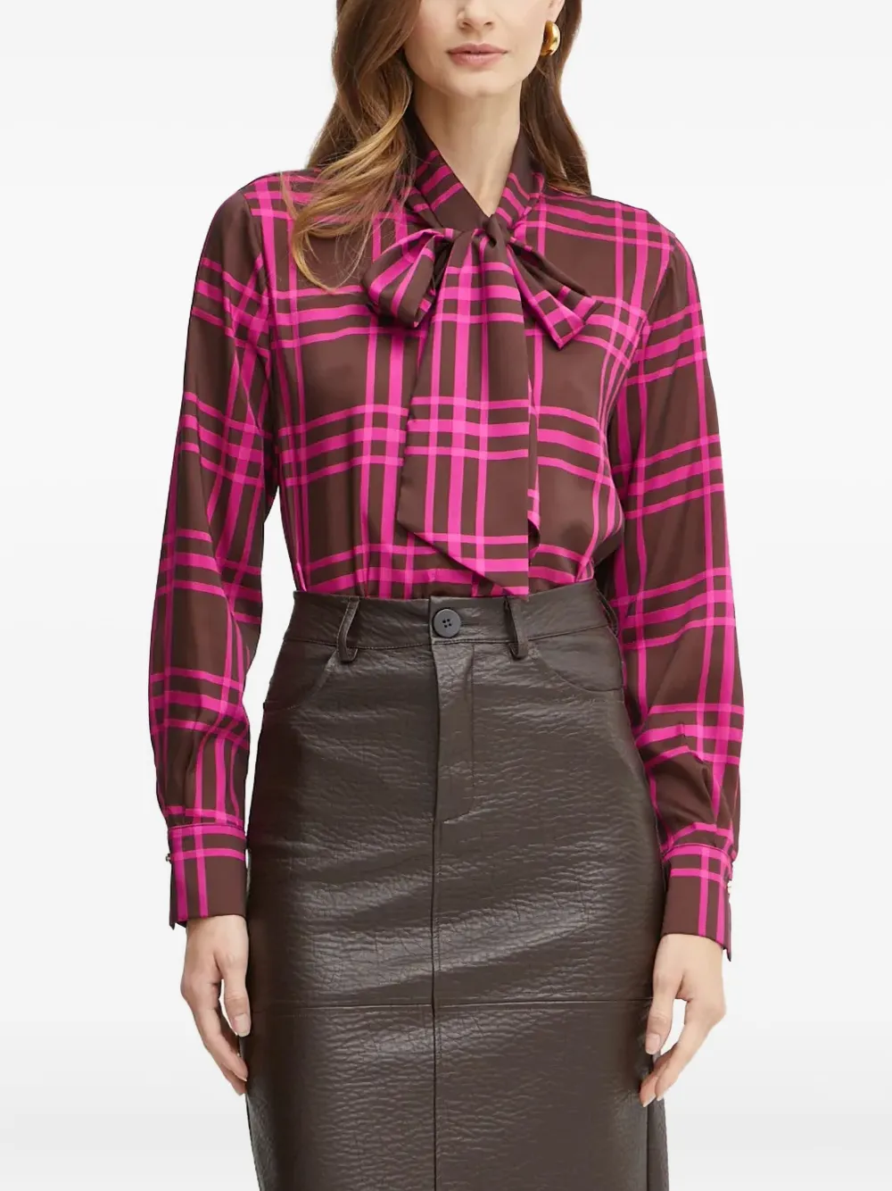 

Блузка с принтом по всей поверхности Liu Jo, коричневый