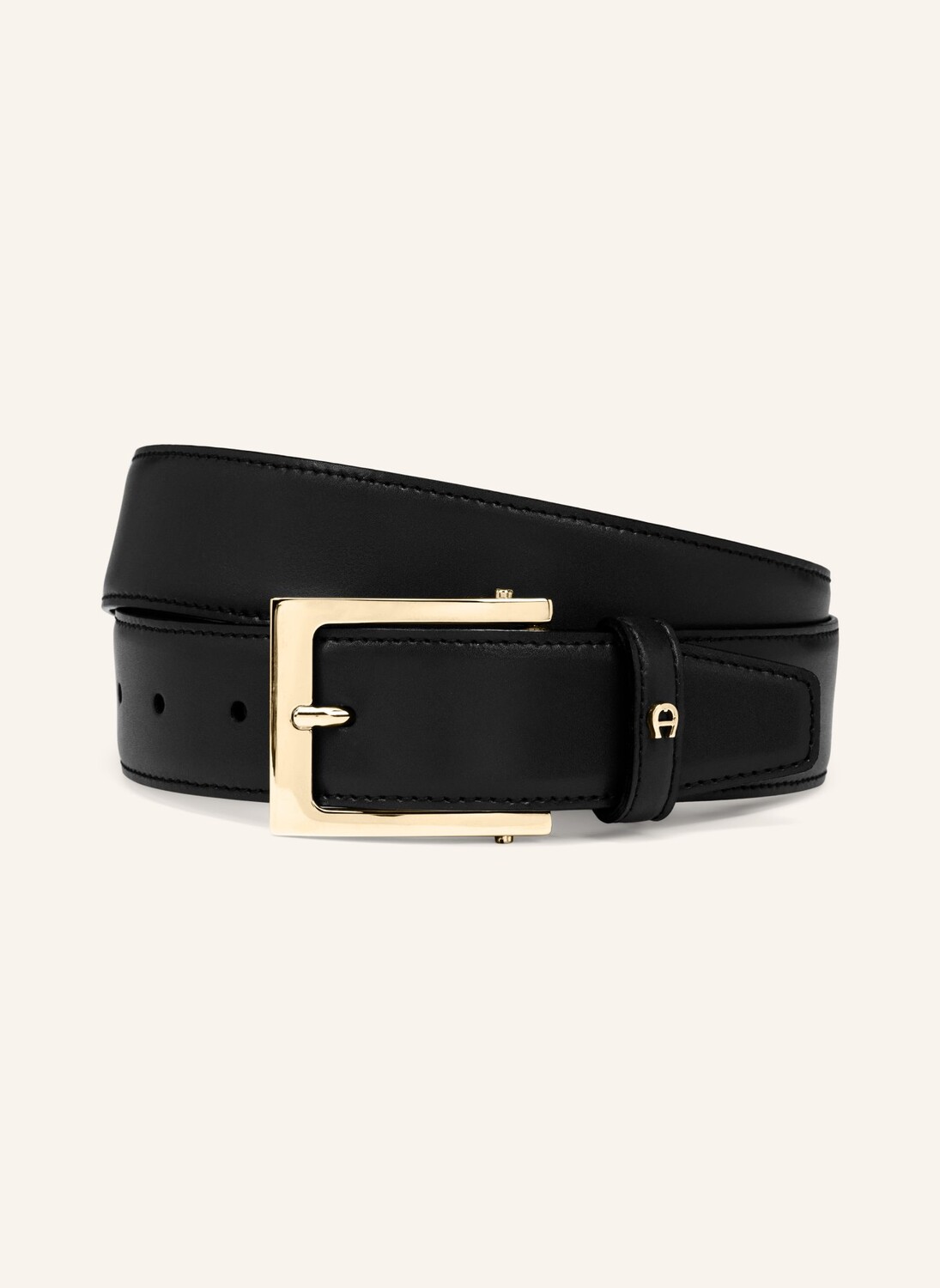 

Кожаный ремень бизнес Aigner, синий