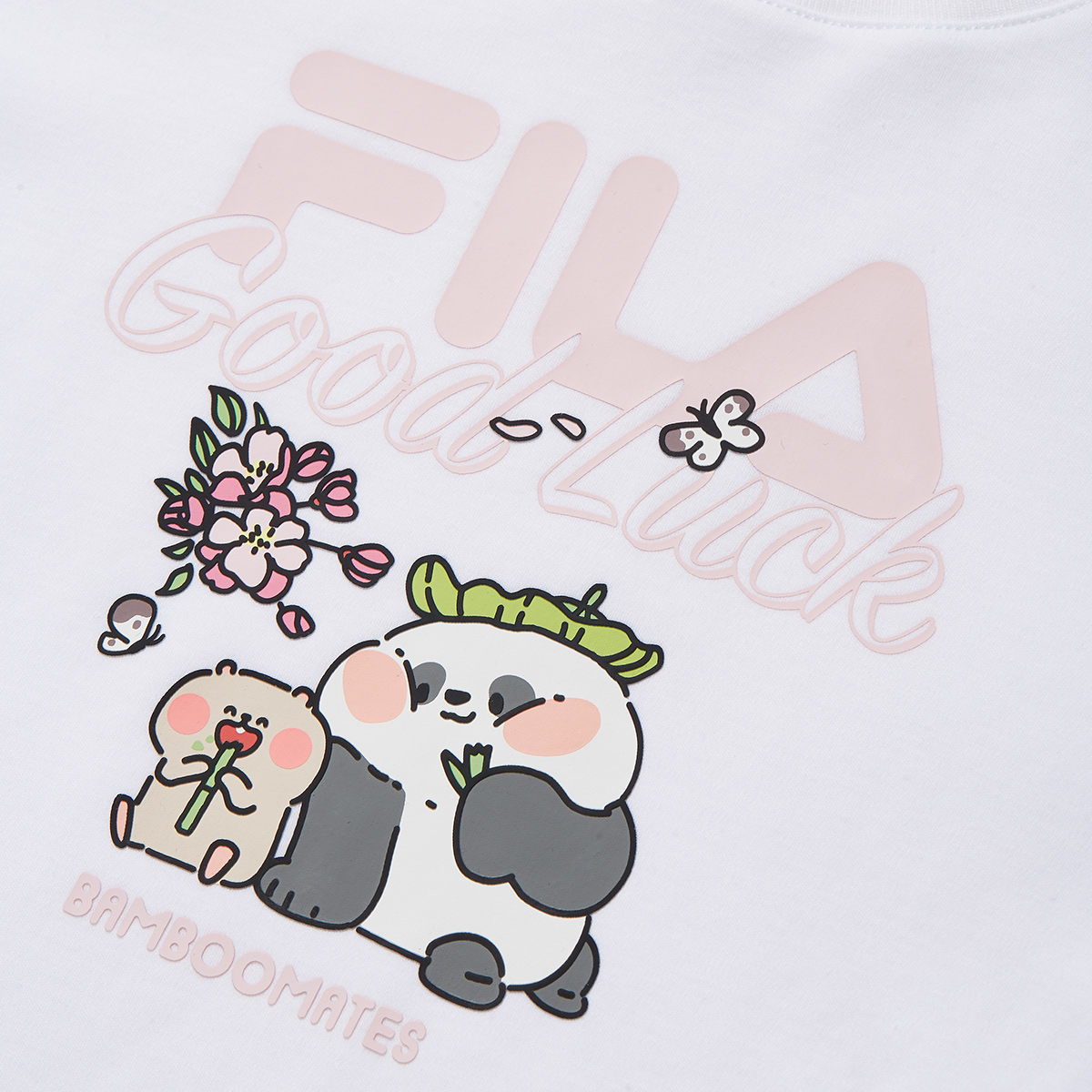 FILA KIDS Футболка Bamboomates Bamboo Forest Friends стандартная белая детская — фото 3