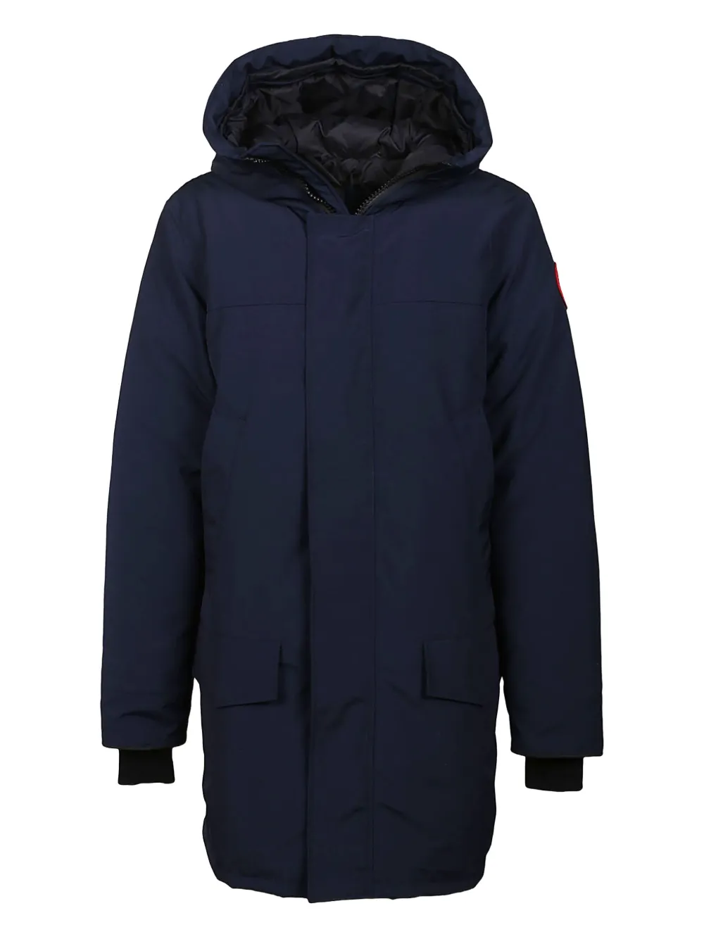 

Пуховик с капюшоном Canada Goose, синий
