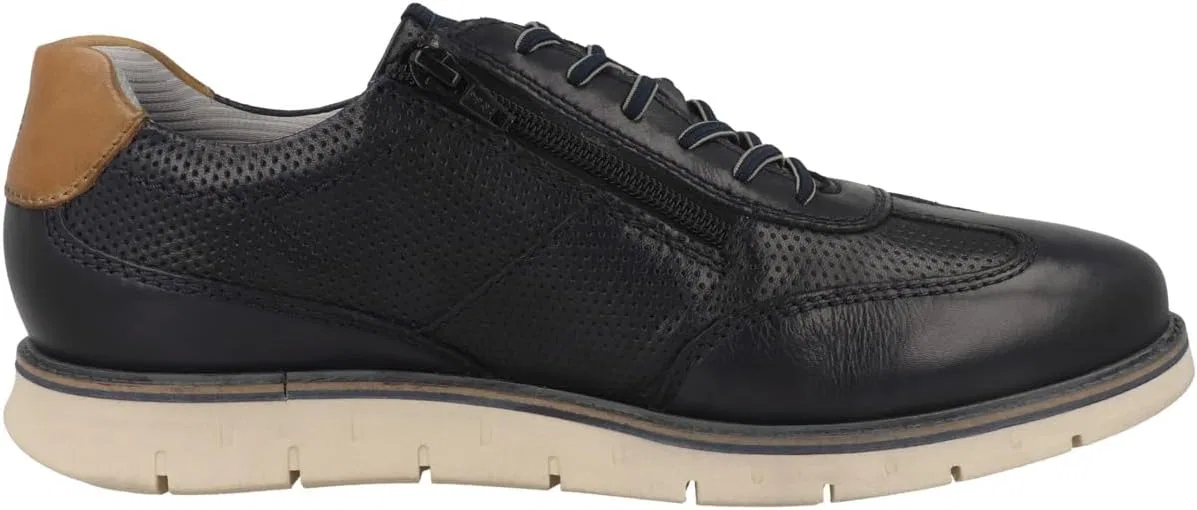 Туфли Bugatti Herren Schnürhalbschuh in blau, Darkblue — фото 3