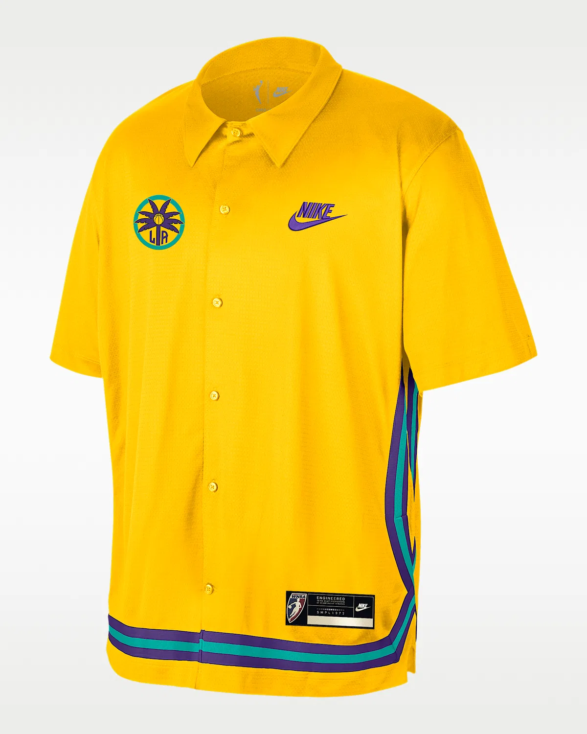Nike Dri-FIT WNBA T-Shirt Los Angeles Sparks Court Origins, Amarillo/Field Purple