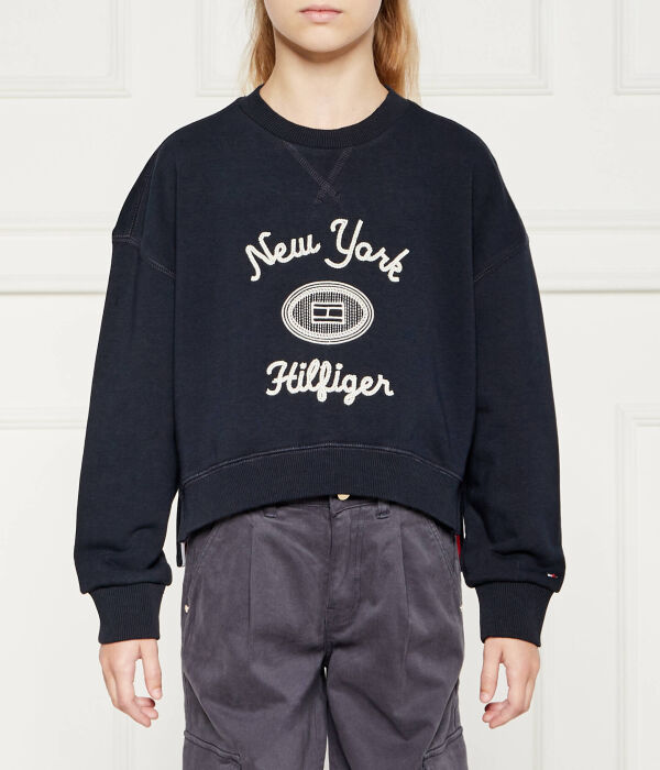 

Толстовка Tommy Hilfiger Regular Fit, синий / белый