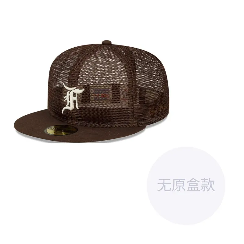 

New Era Полиэстеровая бейсболка унисекс коричневая, Brown