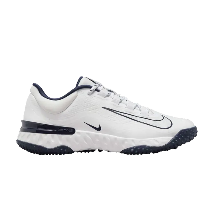 Кроссовки Wmns Alpha Huarache Elite 4 TF 'White Midnight Navy', белый