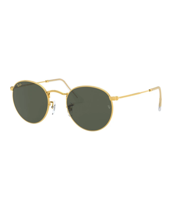 

Круглые металлические солнцезащитные очки в стиле ретро Ray-Ban, желтый