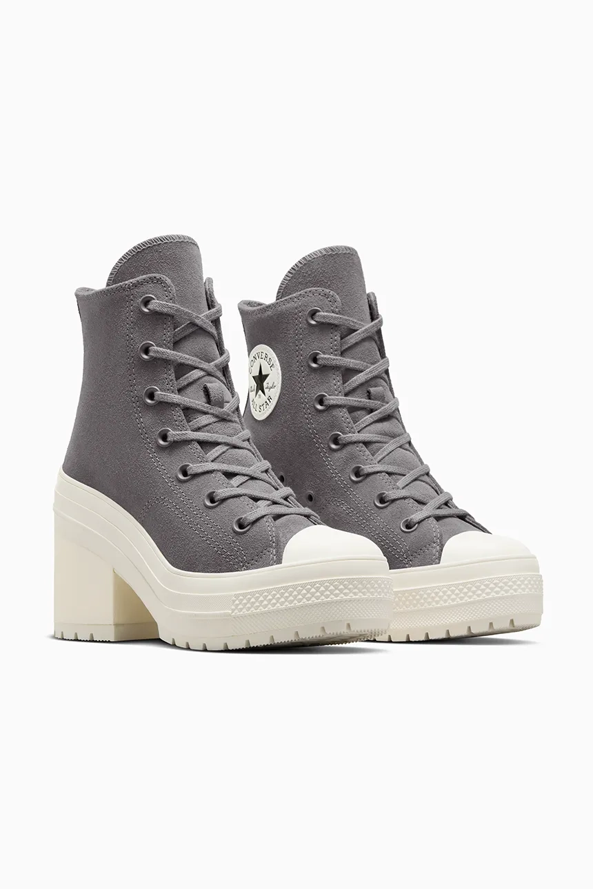 Кроссовки Chuck 70 De Luxe на каблуке Converse, серый