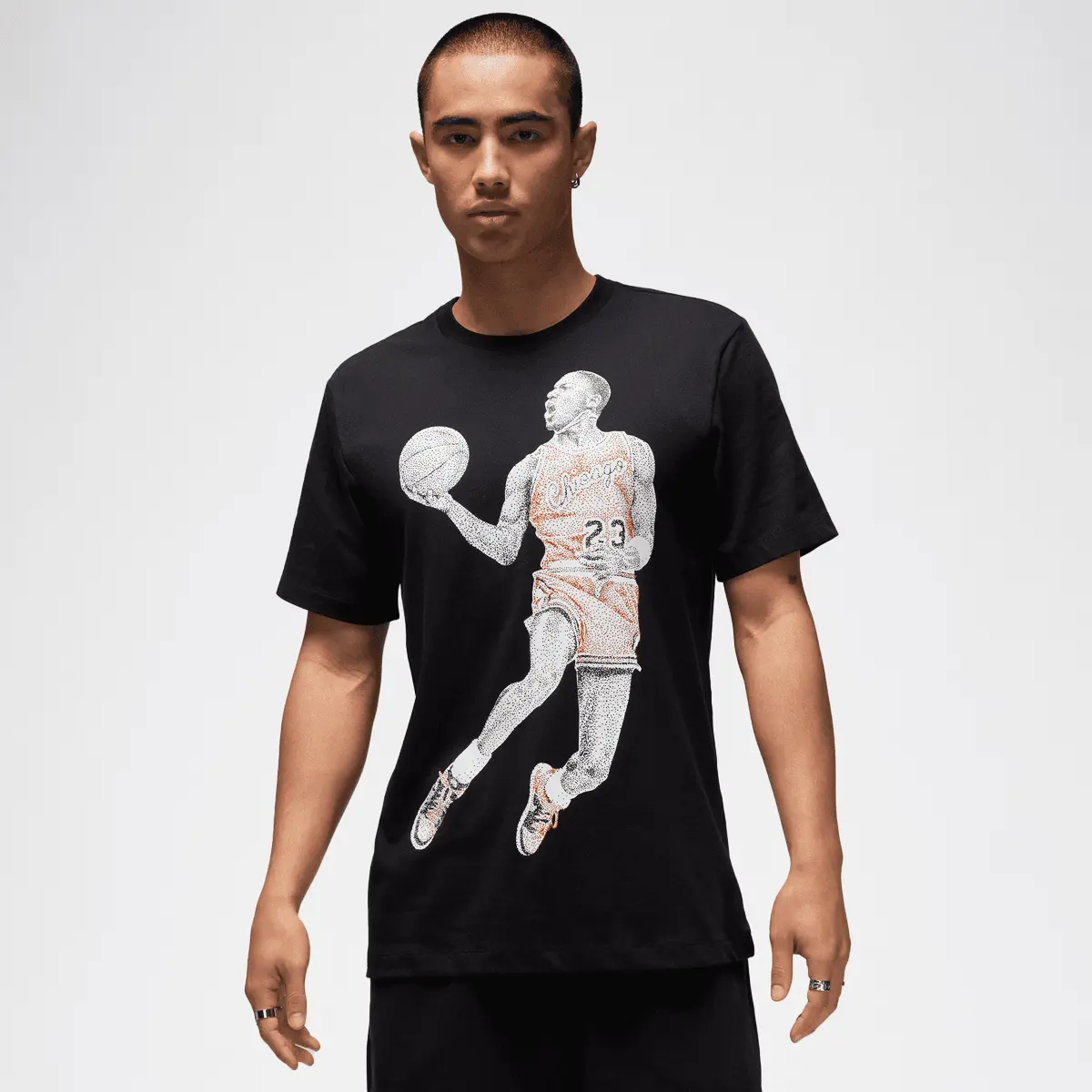 

Футболка Jordan Brand Dot MJ Shortsleeve Crew, черный