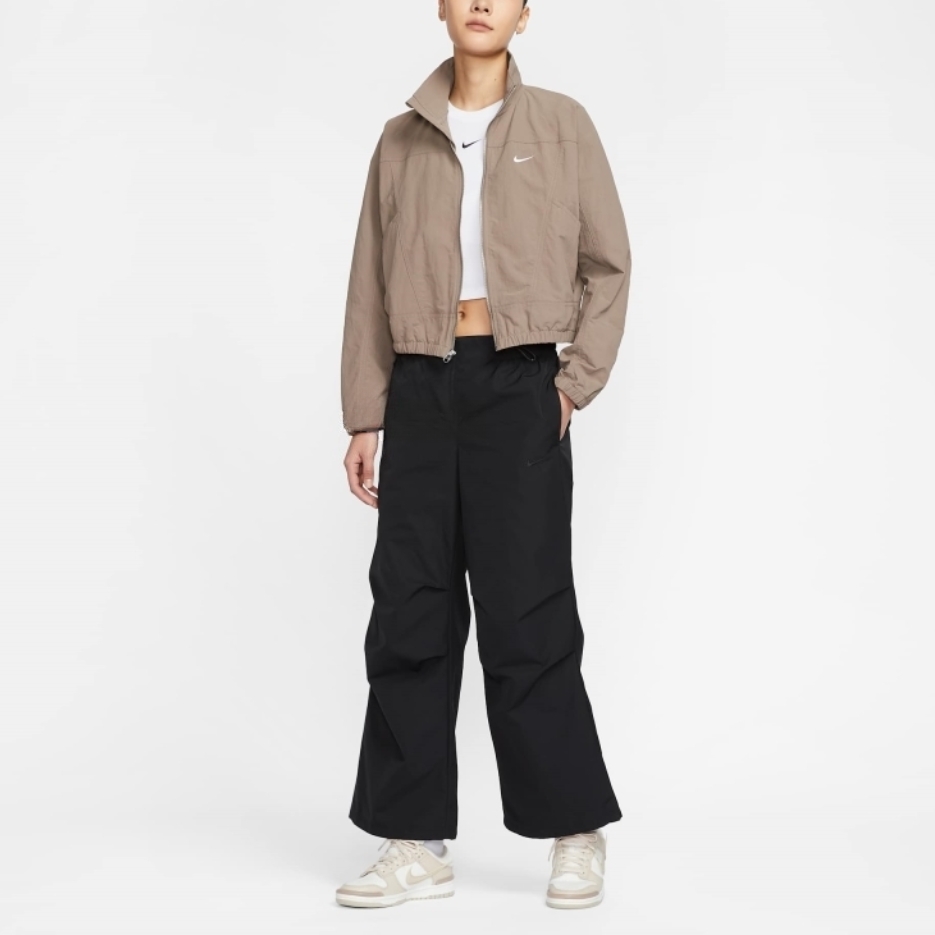 Nike Спортивная куртка женская коричневая, Brown — фото 4
