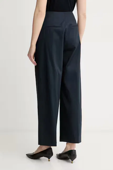 Широкие брюки relaxed fit BOSS, синий — фото 3