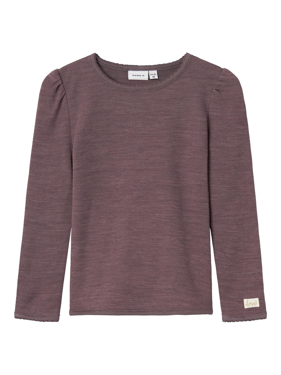 

Лонгслив NAME IT Shirt, темно-фиолетовый