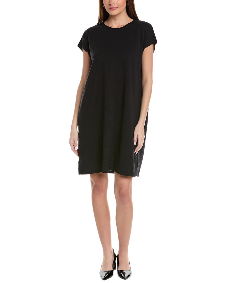 

Шерстяное платье EILEEN FISHER, черный