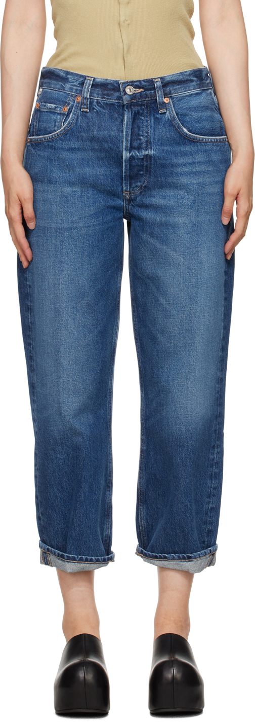 

Джинсы Baby Roll Blue Dahlia Bow Leg Citizens of Humanity, Claremont