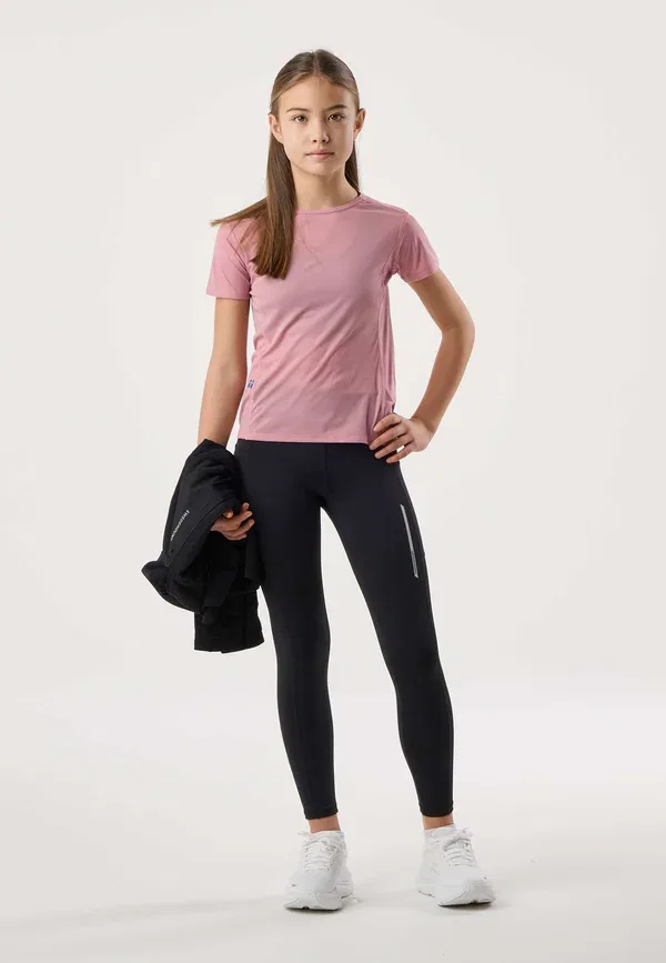 Футболка Swedemount Ultra light tee girl basic t-shirt, пыльно-розовый