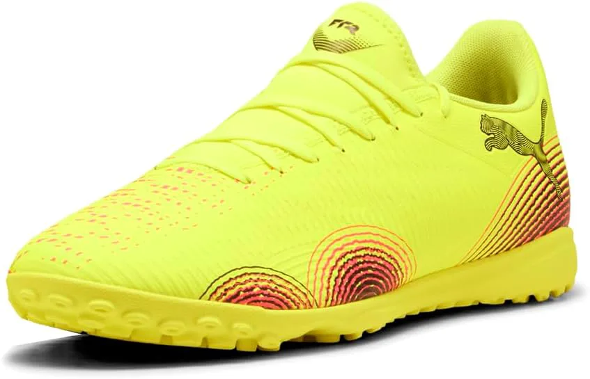 Футбольные бутсы Puma Men's Future 8 Play Turf Trainer, желтый/черный — фото 2
