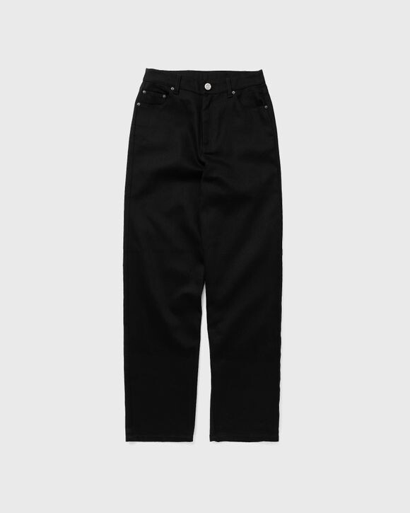 

Брюки Rotate Birger Christensen Twill Wide Leg Pants, черный
