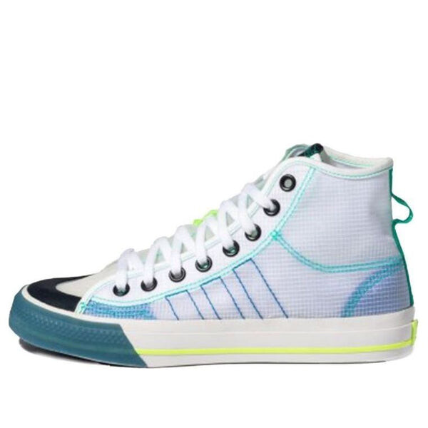 

Кроссовки nizza высокие rf Adidas, белый