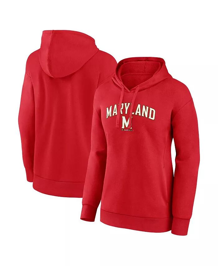 

Женская красная толстовка с капюшоном Maryland Terrapins Evergreen Campus Fanatics